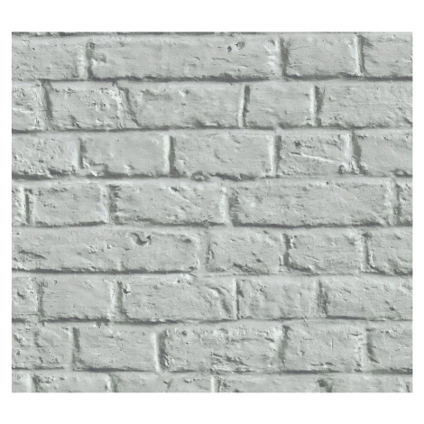 Living Walls Tapeta vliesová METROPOLITAN STORIES Cihla světle šedá FSC®