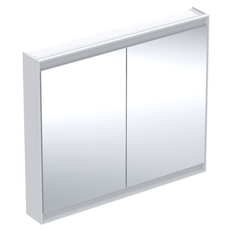 Geberit ONE - Zrcadlová skříňka s LED osvětlením, 1050x900x150 mm, 2 dvířka, bílá 505.814.00.2