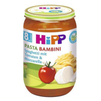 Příkrm zeleninový BIO Pasta Bambini - rajčata se špagetami a mozzarelou 220g Hipp