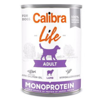 Calibra Dog Life konzerva pro dospělé psy s jehněčím 6 × 400 g