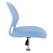 Otočná židle selva - modrá/chrom