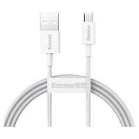 Kabel Baseus Superior Series Cable USB to micro USB, 2A, 1m (white) (6953156208490)