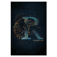 Umělecký tisk Harry Potter - Ravenclaw Initial, 26.7 × 40 cm