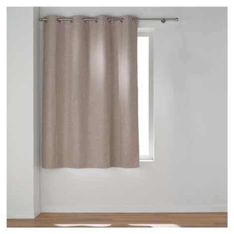 Hnědý zatemňovací závěs 140x180 cm Crepuscule – douceur d'intérieur