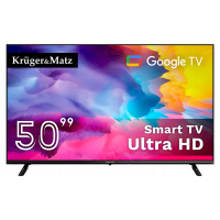 50 Uhd Google Tv Kruger&Matz DVB-T2/T/C H.265 Hevc