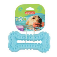 Hračka pes Bone Moos TPR 16cm modrá Zolux