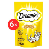 Dreamies pamlsky sýrové pro kočky 6 × 60 g
