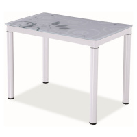 Jídelní stůl NEFON 100x60 cm, bílá