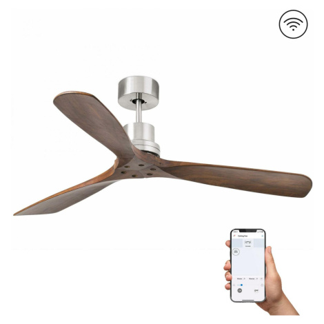 FARO LANTAU L stropní ventilátor, matný nikl DC SMART