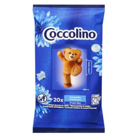 Coccolino Fresh Sky vlhčené ubrousky do sušičky 20 ks