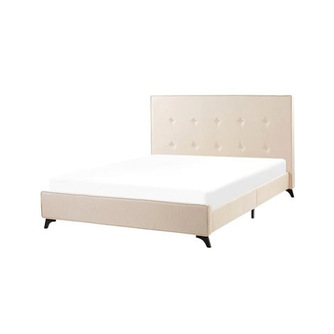 BELIANI postel AMBASSADOR 140 × 200 cm, béžová