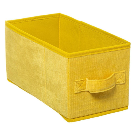 DekorStyle Úložný Box Yellowday 15x31 cm žlutý