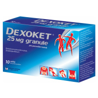 DEXOKET Granule pro perorální roztok 25 mg 10 sáčků