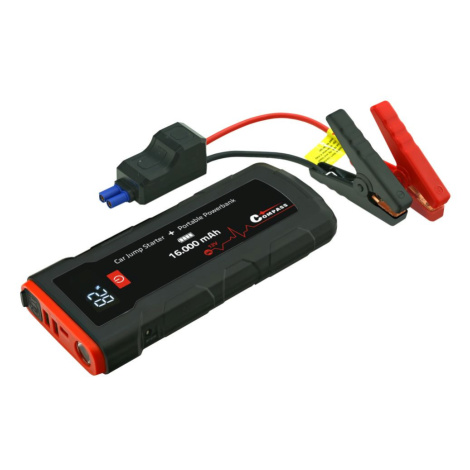 Powerbanka s funkcí SMART JUMP STARTER 16.000mAh 2000A Compass