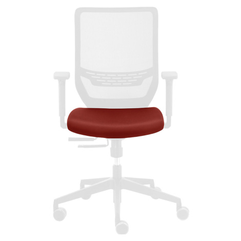 TrendOffice Návlek na sedák TO-SYNC, pro kancelářskou otočnou židli, rubínová