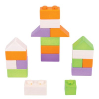 Bigjigs Baby Dřevěné spojovací kostky Basic set