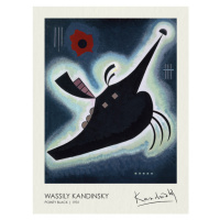 Obrazová reprodukce Pointy Black (1931), Wassily Kandinsky, 30 × 40 cm