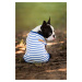 Vsepropejska Kamar pruhované tričko pro psa Barva: Černá, Délka zad (cm): 35, Obvod hrudníku: 50