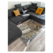 Flair Rugs koberce Kusový koberec Cocktail Wonderlust Grey/Ochre - 200x290 cm