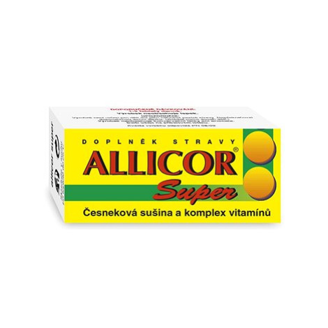 NATURVITA Allicor Super česnek + Vitamin 60 tablet