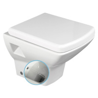 Isvea SOLUZIONE CLEANWASH závěsná WC mísa s bidet. sprškou, 35x50,5cm, bílá