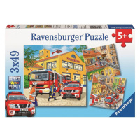 Ravensburger Puzzle 94011 Hasiči 3x49 dílků
