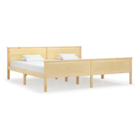 Rám postele masivní dřevo borovice 200 × 200 cm, 322180