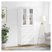 vidaXL Skříň highboard bílá 69,5 x 34 x 180 cm kompozitní dřevo