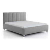Čalouněná postel Valentina 180x200, šedá, včetně roštu