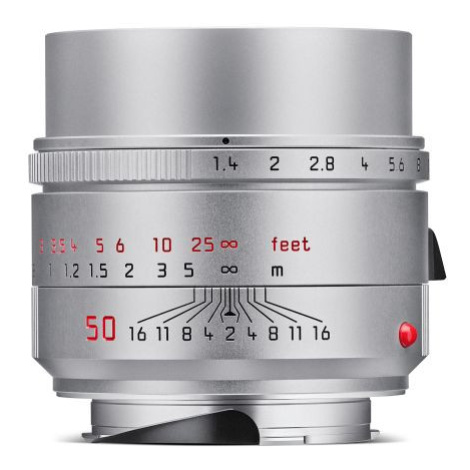 LEICA M 50 mm f/1,4 Asph. Summilux-M stříbrný chrom NEW2023