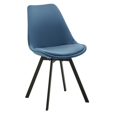Židle Ze Sametu Mia - Modrá Möbelix