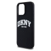 DKNY Liquid Silicone Arch Logo MagSafe kryt iPhone 15 Pro Max černý