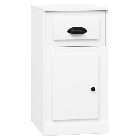 vidaXL Odkládací skříňka se zásuvkou bílá 40x50x75 cm kompozitní dřevo