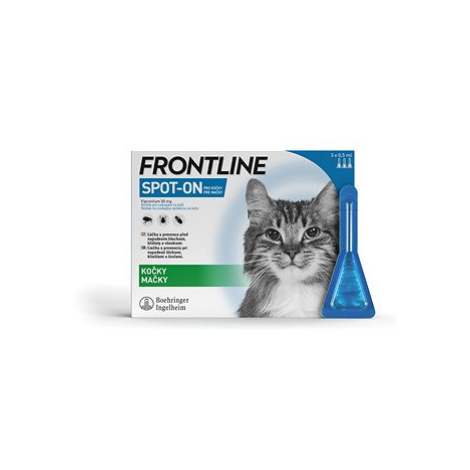 Frontline spot-on pro kočky 3 × 0,5 ml