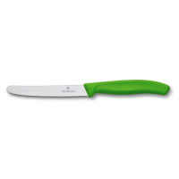 Victorinox 6.7836.L114 Nůž s vlnkovým ostřím zelený 11 cm - Victorinox