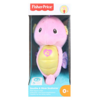 LAMPS Fisher-Price mořský koník růžový hrající