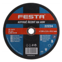 FESTA Kotouč řezný na kov 230x2,5x22,2mm