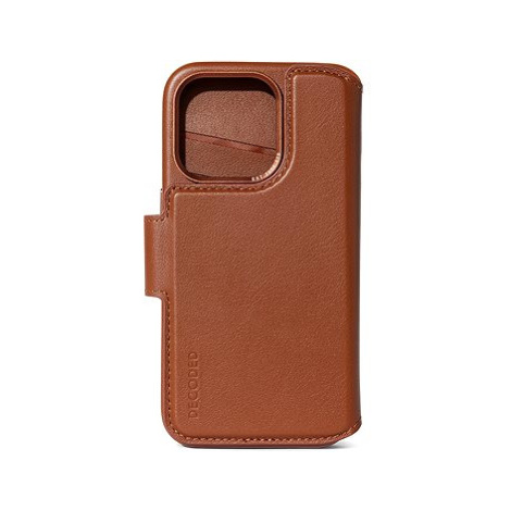 Decoded Leather Detachable Wallet Tan iPhone 15 Pro