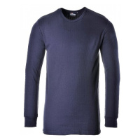 Portwest, Pánské termo triko s dlouhým rukávem tmavě modrá 4XL B123NAR