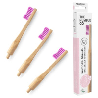 Humble Brush Zubní kartáček soft a vyměnitelné hlavice, fialový 1 + 2 ks