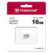 Transcend microSDHC 16GB UHS-I U1 TS16GUSD300S Stříbrná