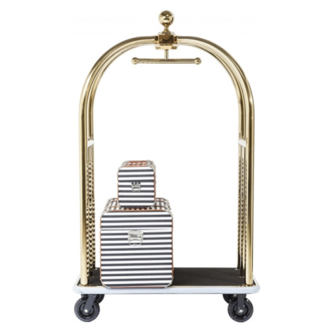 KARE Design Zlatý pojízdný stojan na oblečení Vegas