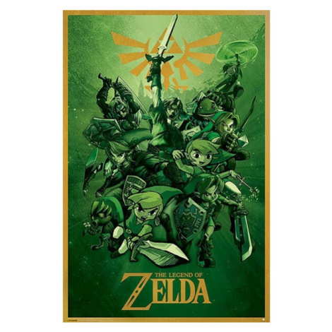Plakát The Legend Of Zelda - Link (227) Europosters