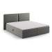 Šedá boxspring postel s úložným prostorem 160x200 cm Arendal – Cosmopolitan Design