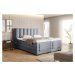 Artelta Manželská postel VEROS Boxspring | elektrická polohovatelná 160 x 200 cm Barva: Flores 2