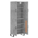 vidaXL Skříň highboard betonově šedá 69,5x34x180 cm kompozitní dřevo