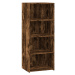 vidaXL Skříň highboard kouřový dub 50 x 41 x 124 cm kompozitní dřevo