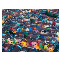 Fotografie Venice, Burano Island, Aerial Evening View, Pol Albarrán, 40 × 30 cm