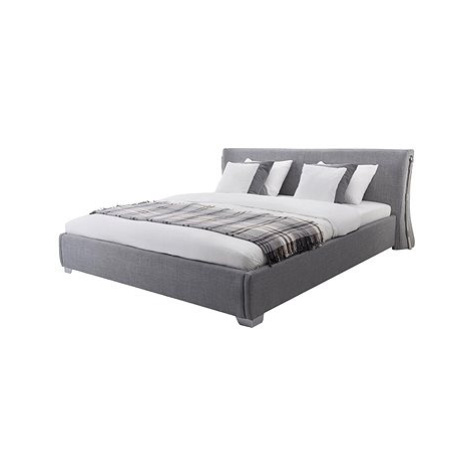 BELIANI postel PARIS 140 × 200 cm, šedá