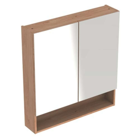 Zrcadlová skříňka Geberit Selnova 58,8x85 cm lamino ořech hickory světlý 501.267.00.1